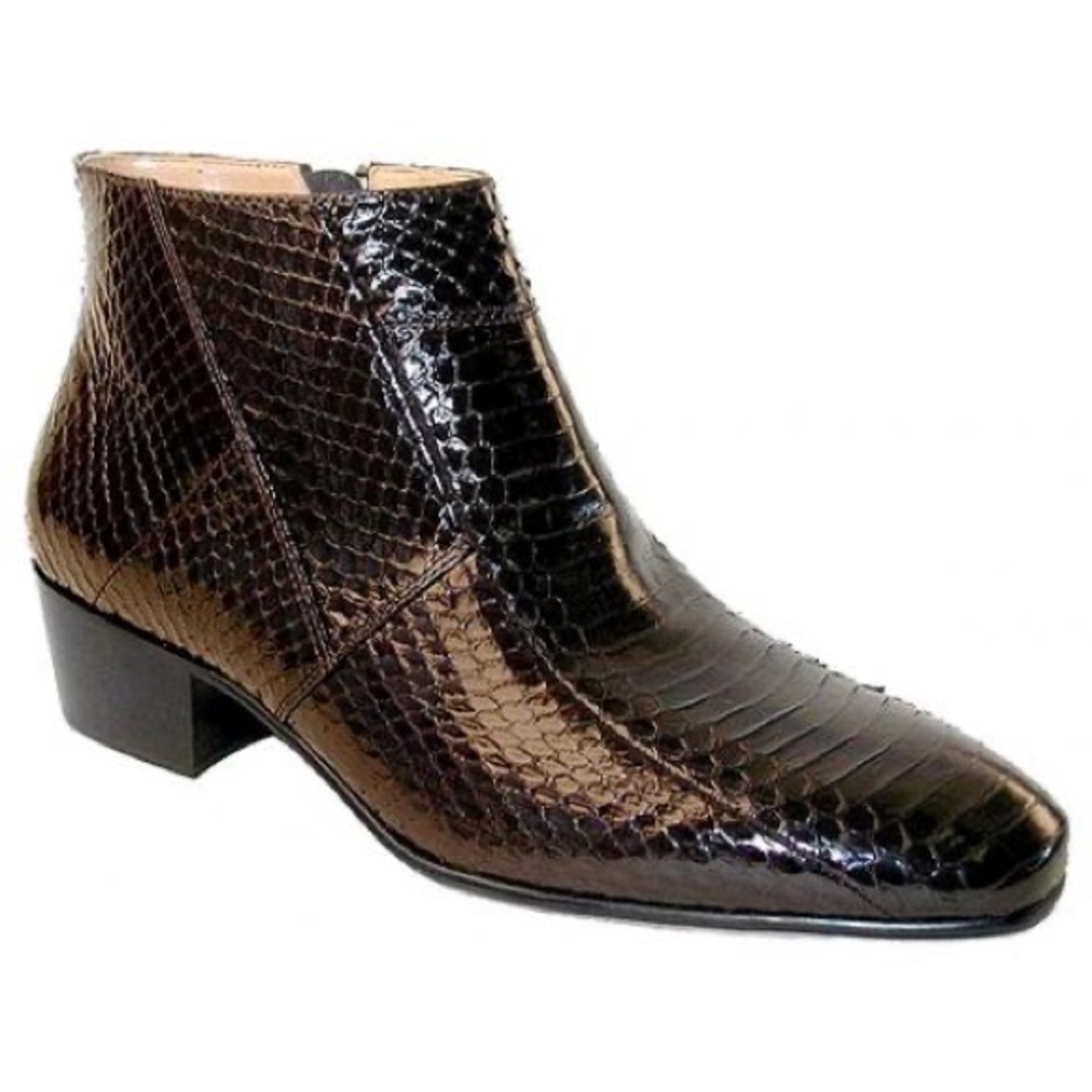 GIORGIO BRUTINI 
Giorgio Brutini Brown Genuine Snake Skin SZ 8M Boots 155492